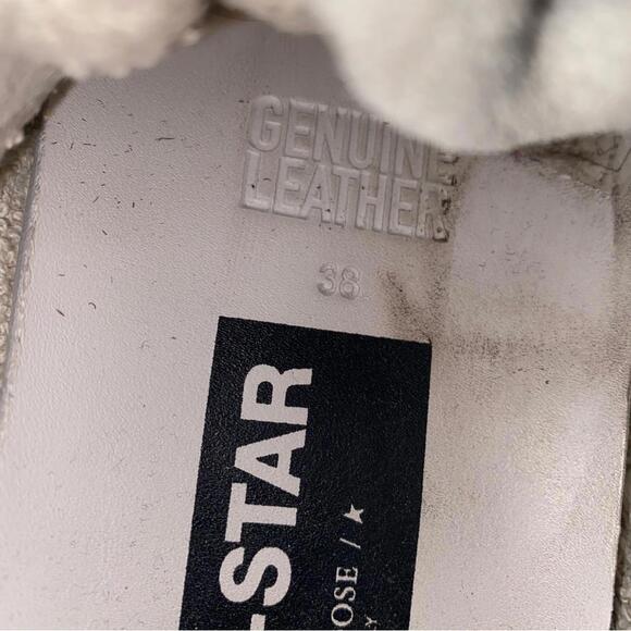 Golden Goose Superstar Sneakers White Black Authentic 38 - Picture 2 of 8